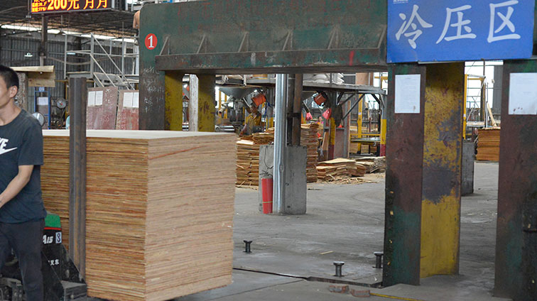 廣西模板工廠冷壓區
